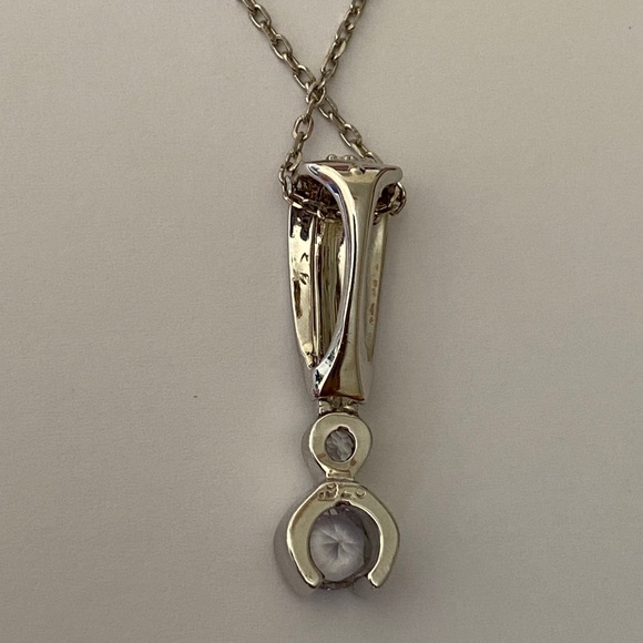 💎Real topaz stone 925 silver trending necklace - Picture 4 of 8